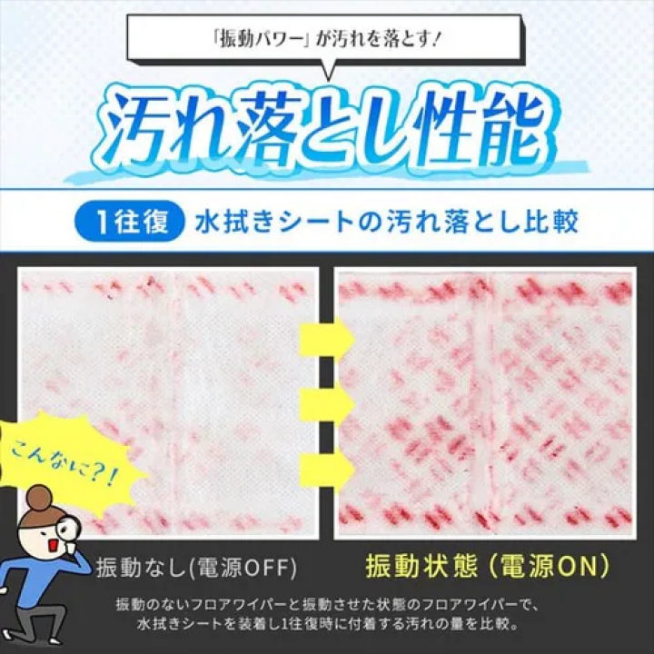 電動フロアワイパーSWD-A-W / ホワイト