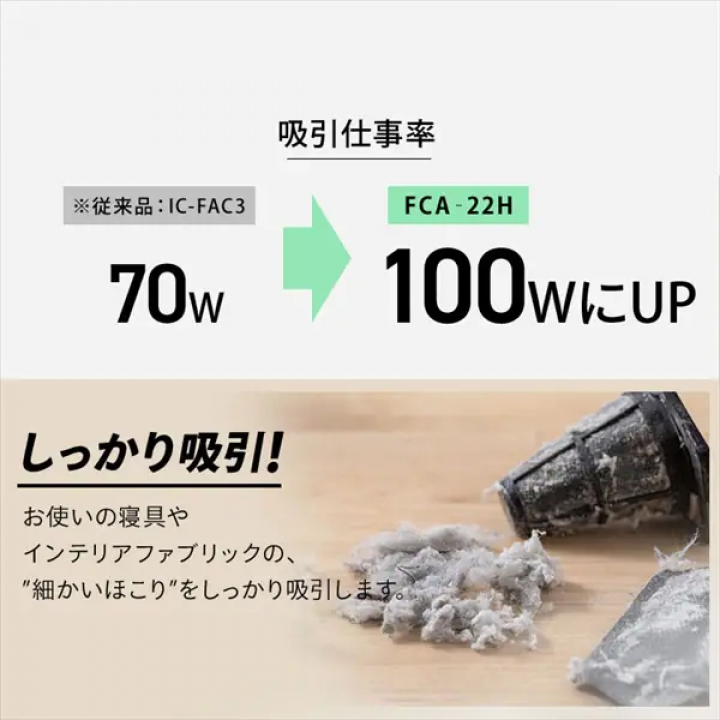 布団クリーナーハイパワー/アイボリー