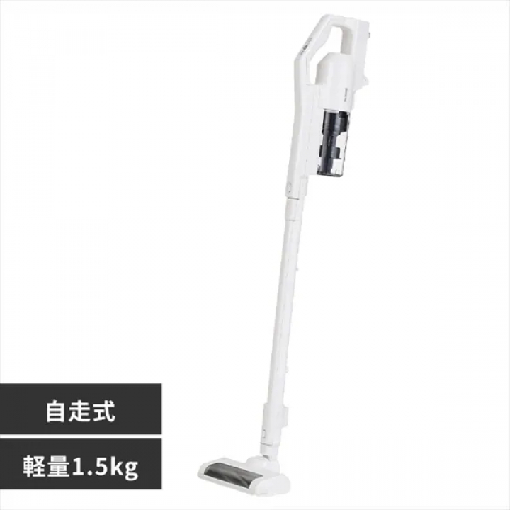 充電式サイクロンスティッククリーナー自走式/ブラック